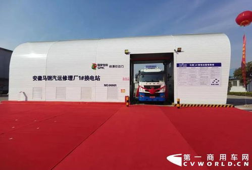 范現(xiàn)軍董事長出席漢馬科技首批48輛華菱換電重卡交付馬鋼集團儀式，加速綠色物流技術(shù)推廣